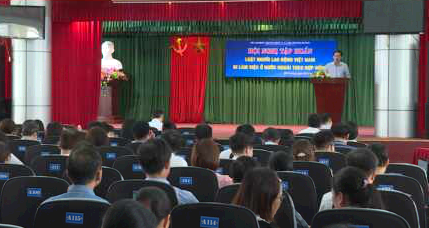 Tập huấn Luật người lao động Việt Nam đi làm việc ở nước ngoài